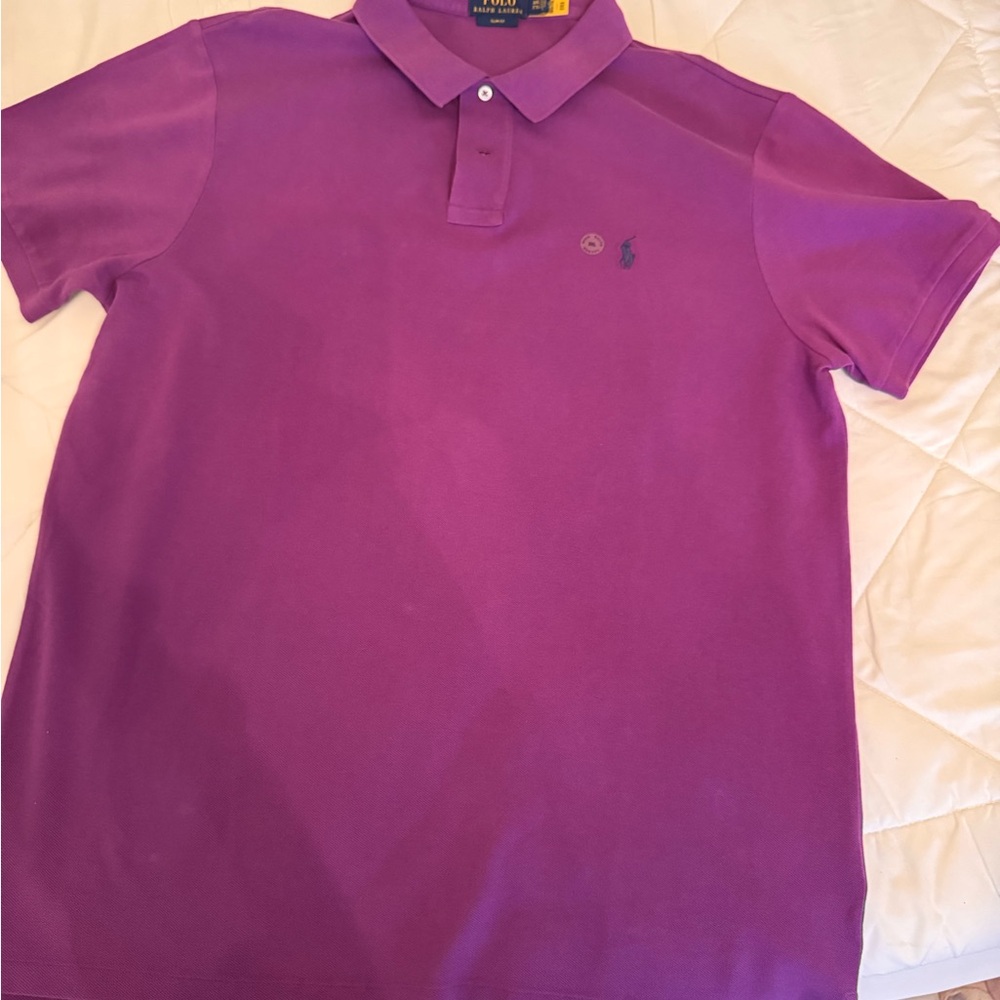 SHADE OF PURPLE POLO RALP LAUREN SHIRT XXL
